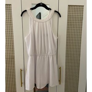 White romper by Blue Rain size Large